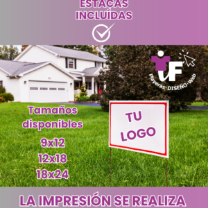 yard sign para mi negocio