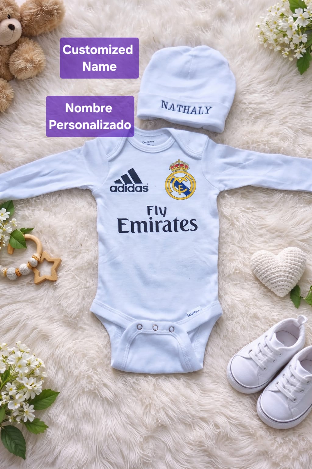 bodysuit baby real madrid